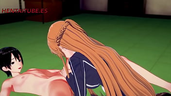 Asuna Y Kirito: Placer Virtual – Experiencia Hentai 3d Íntima