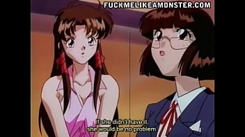 Hermafrodita Anime Es Penetrada Por Una Enorme Polla